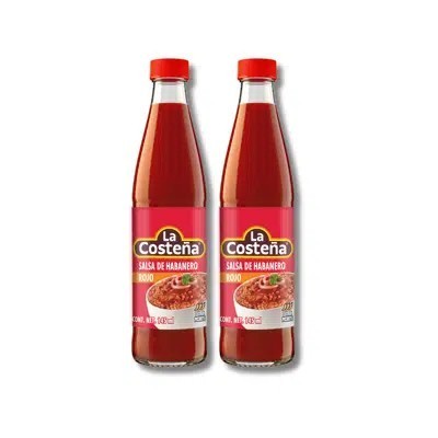 

La Costena Salsa Rojo De Habanero Hot Sauce 2 x 145 ML