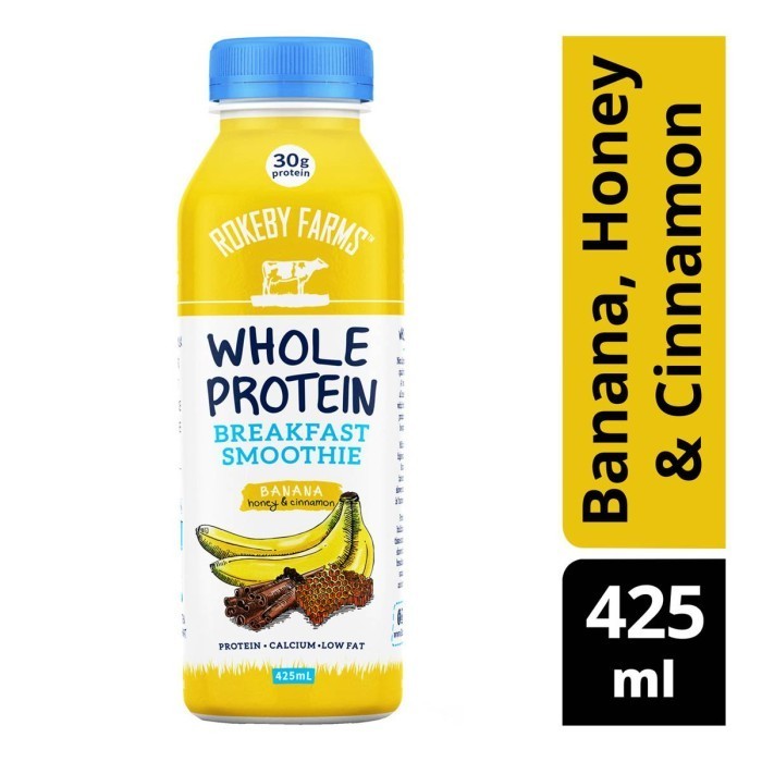 

Rokeby Farms Whole Protein Smoothie - Banana, Honey & Cinnamon 425ml