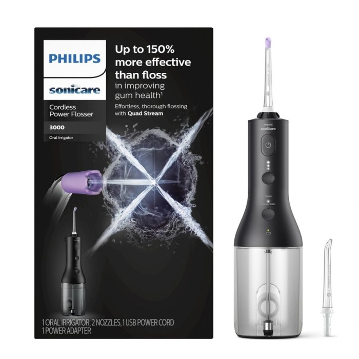 

Philips Sonicare Cordless Power Flosser 3000 - Black
