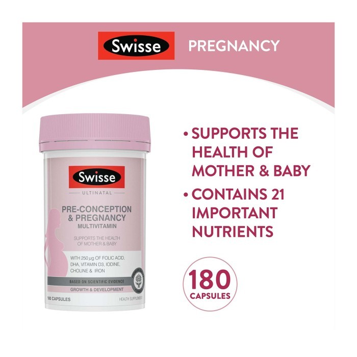 

Swisse Ultinatal Pre - Conception And Pregnancy - 180 Caps