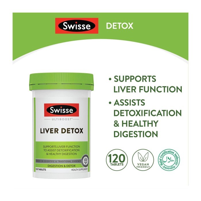 

Swisse Ultiboost Liver Detox Supplements 120 Tablets