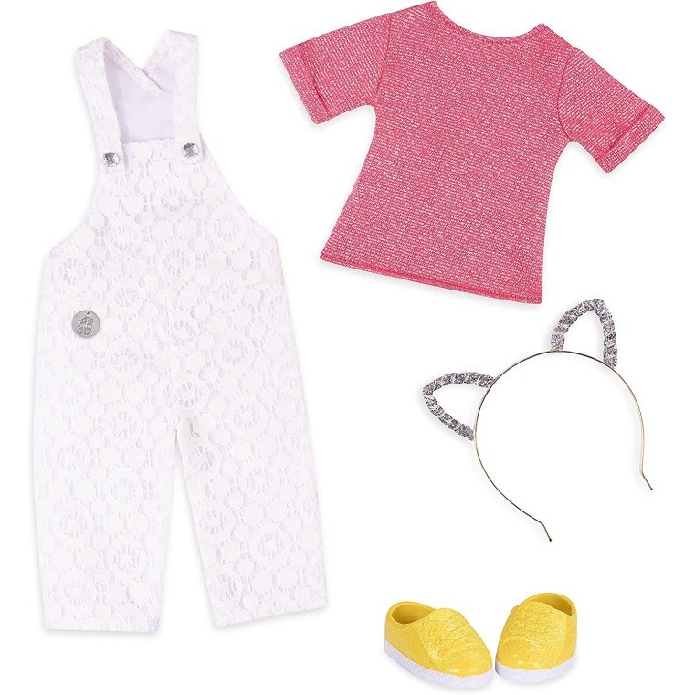 

Glitter Girls 14 DOLL DELUXE LACE OVERALLS OUTFIT,GG50118Z