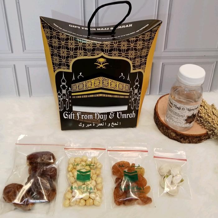 

Paket Oleh-Oleh Haji dan Umroh isi 25pcs / Hampers Makanan Gift Food