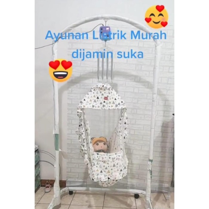 Ayunan Bayi Kelambu/Set Ayunan Karakter Kain Katun/Ayunan Kasur Set Kelambu