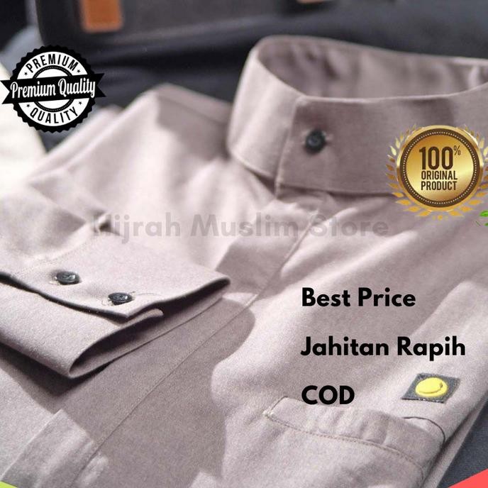 New Murah  Baju Gamis Jubah Pria Katun Al Haramain Big Size Jumbo Pria Berkualitas