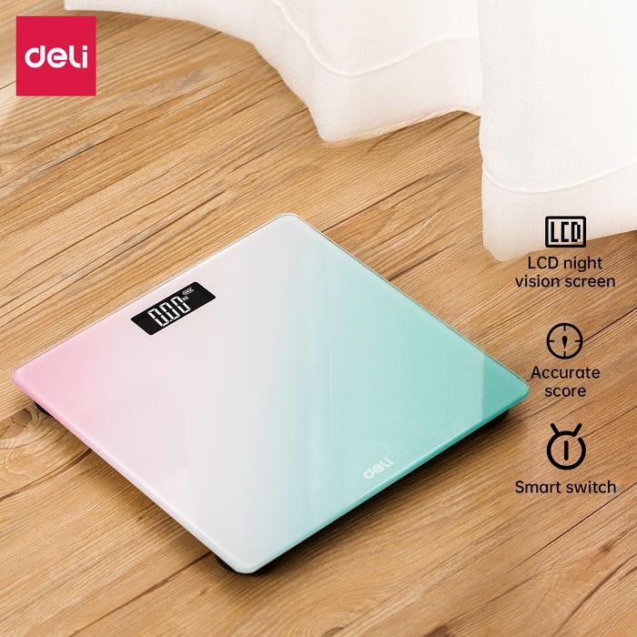 

terbaru !!! deli body scale / timbangan badan hingga 150+ kg tingkat akurasi tinggi e86120 ready