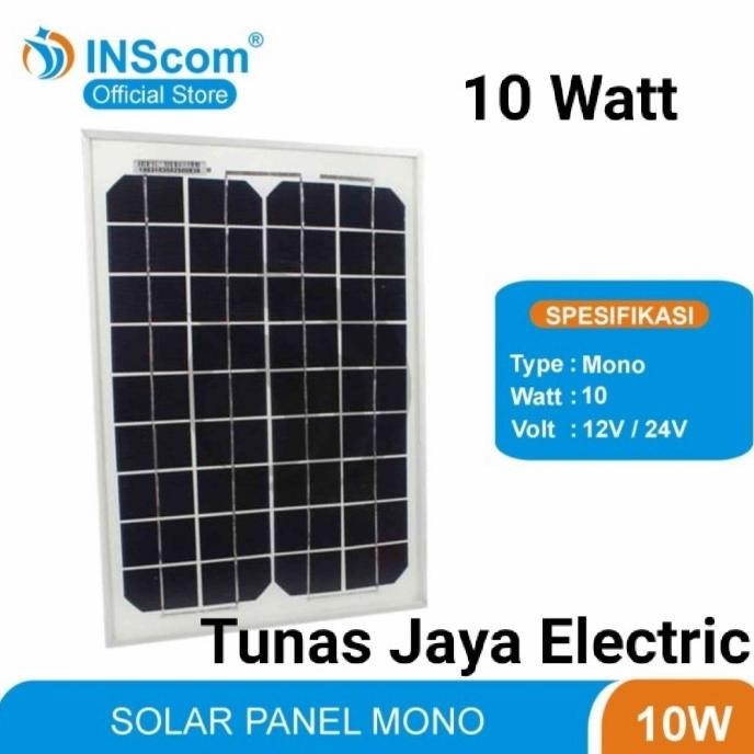 Solar Panel / Panel Surya / Solar Cell 10WP MONO INSCOM