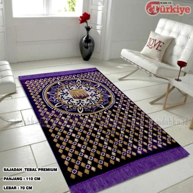 Terjangkau Sejadah Turki Premium Bludru Dewasa