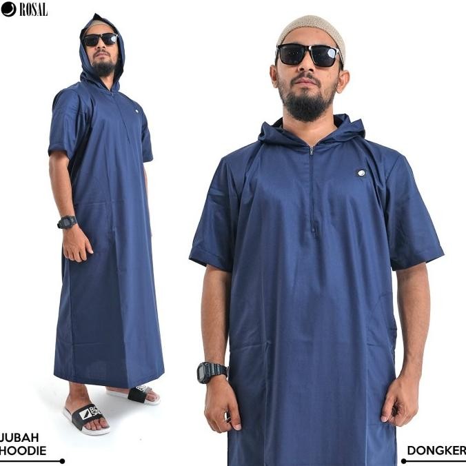 Ready Jubah Gamis Hodie Jumbo Bigsize Brand Rosal Berkualitas