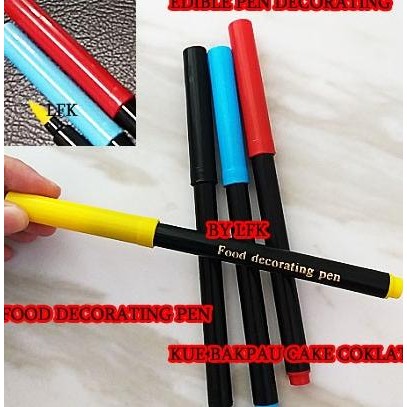 

EDIBLE PEN BLACK GOURMENT WRITER FOOD GRADE KOSHER IMPORT FONDANT CAKE