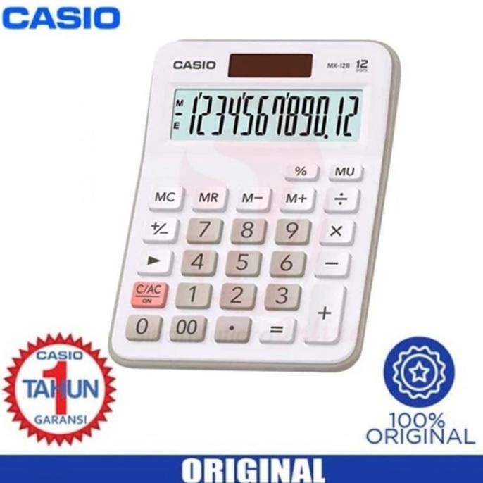 

Kalkulator Casio MX 12B 12 Digit - White