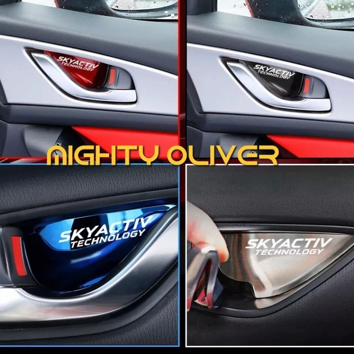 READY GARNISH CHROME PINTU HANDLE HANDEL MAZDA 2 CX3 CX7 CX9 CX 5 CX5 CX-5