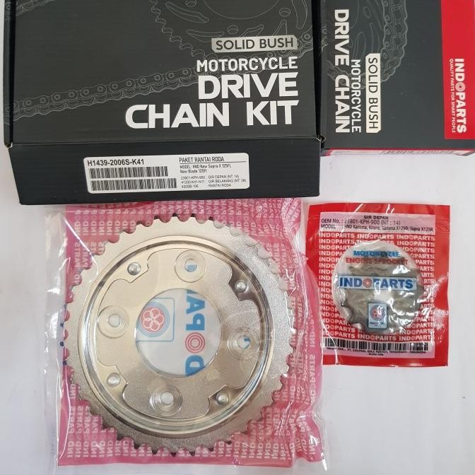 GEAR SET HONDA SUPRA X 125 FI / BLADE 125 FI / H1439-2006S-K41