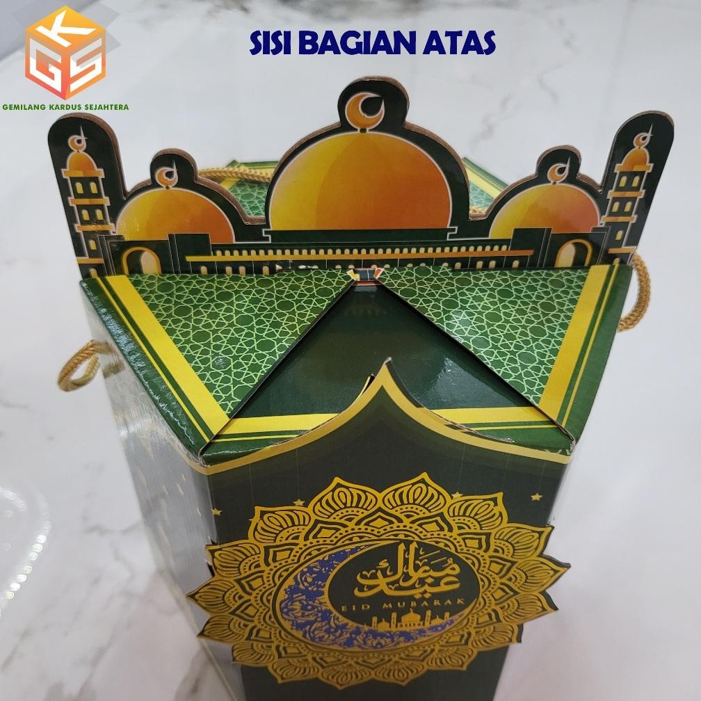 

10pcs Box Idul Fitri ukuran 2 Toples 500gr Box Hampers Lebaran Box Idul Fitri Dus Idul Fitri