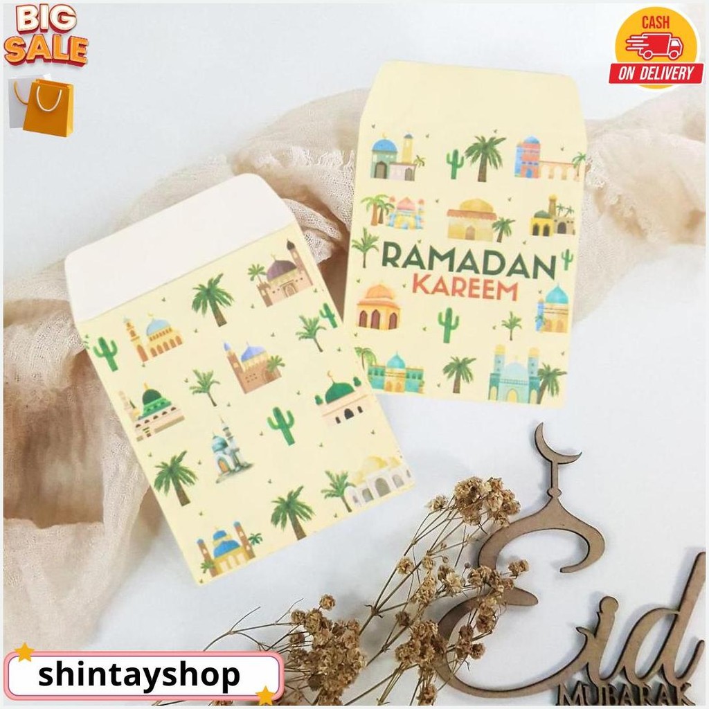 

( Isi 10,25,50 Pcs )/Amplop Angpao Lebaran Idul Fitri/Amplop Aesthetic/Amplop Thr Lebaran Idul Fitri Cod