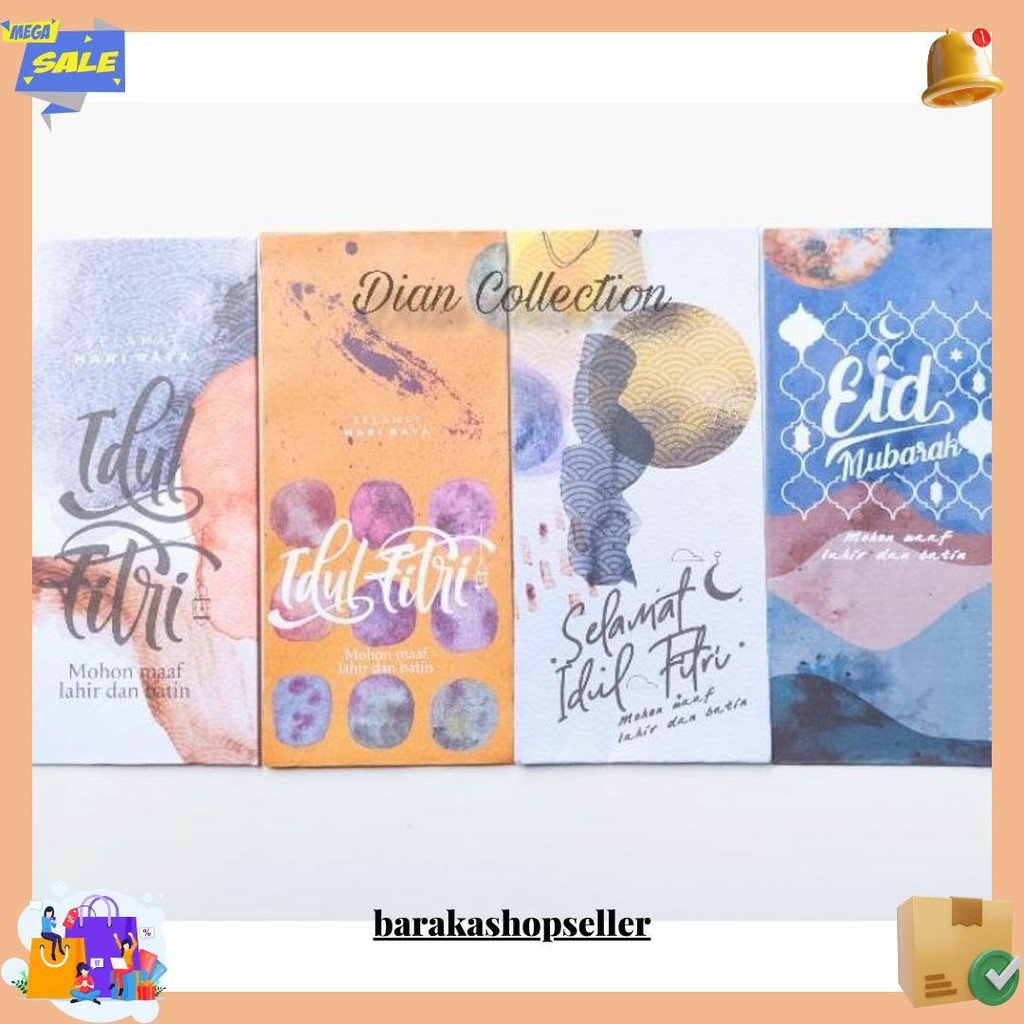 

Amplop Lebaran Premium (1 Pack Isi 5 Pcs) /Amplop Idul Fitri/Angpao/Amplop/Amplop Lebaran Siap Kirim