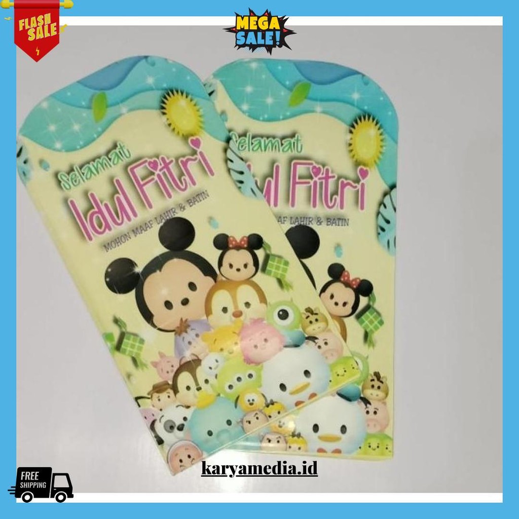 

Amplop Lebaran 100 Lembar Motif Karakter Angpao Lebaran Idul Fitri 2025 Campur Karakter Free Plastik 10 Lbr Gratis Ongkir