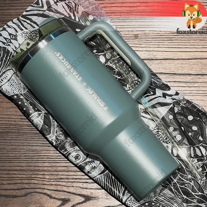 Sale Starbucks X Stanley Limited Edition Tumblr 40Oz - Ash Green