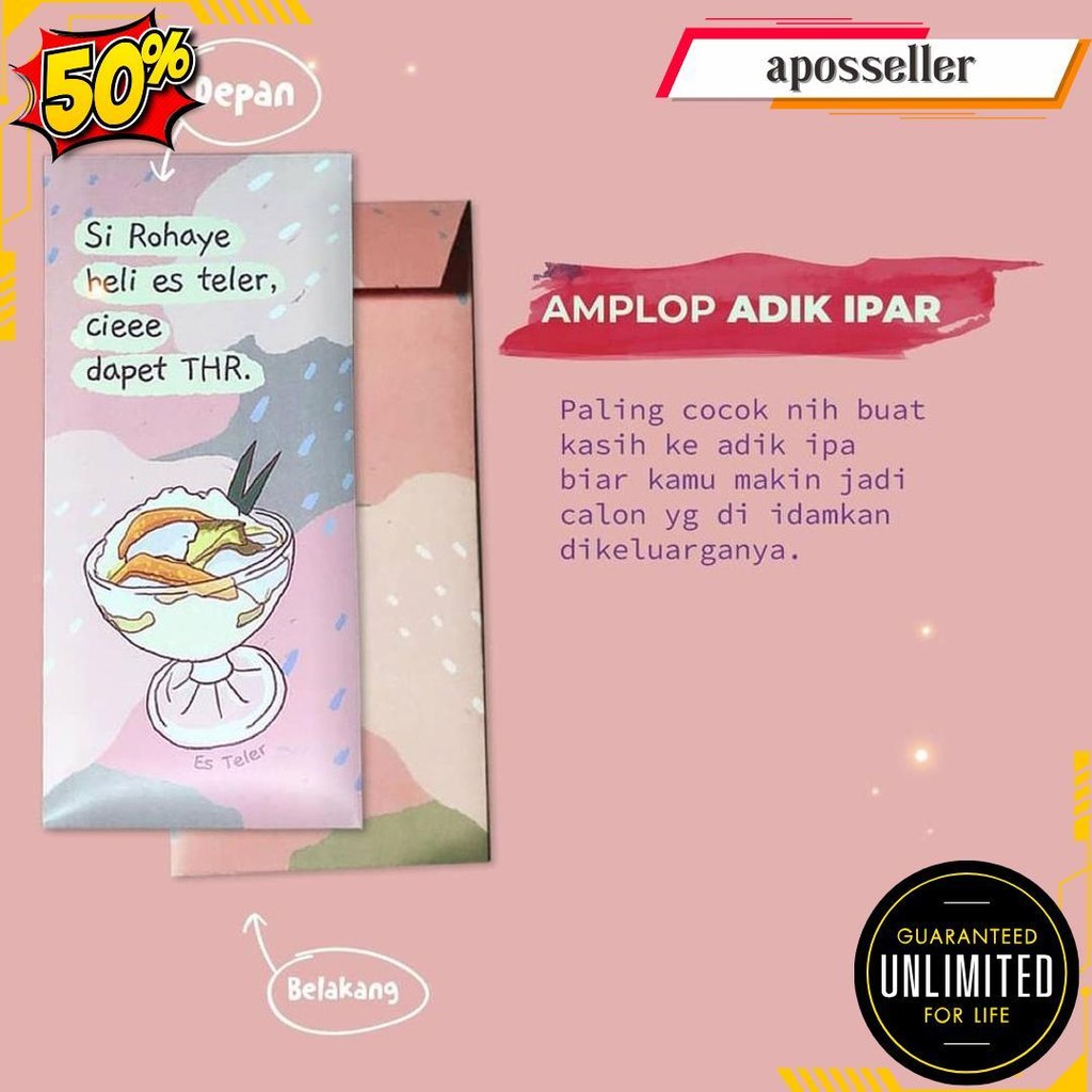 

Amplop Lebaran Lucu 12Pcs Per Pack Siap Kirim ! Bisa Cod