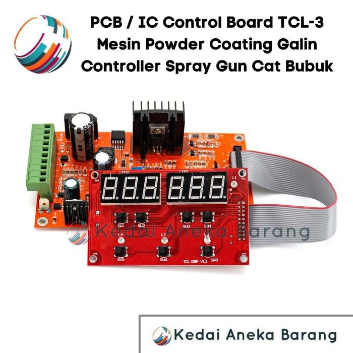 PCB TCL-3 IC Control Board Controller Mesin Powder Coating Display