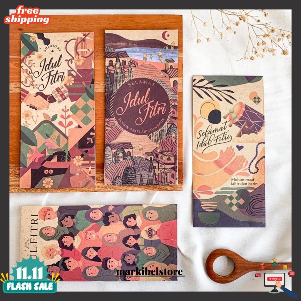 

[Ukuran Uang] 20Pcs Amplop Lebaran Premium / Amplop Idul Fitri Bahan Tebal Siap Kirim