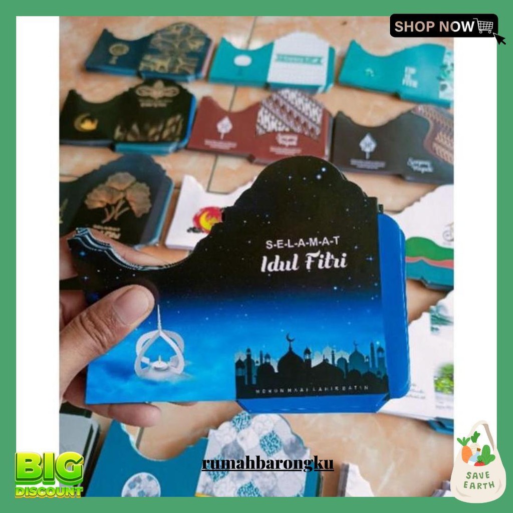 

100 Lembar Amplop Lebaran Medium Ukuran 7 X 11,5 Islam Aesthetic Terlaris
