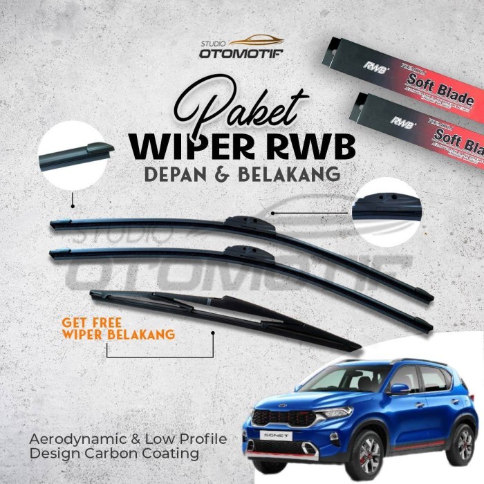 

BUNDLING RWB SOFT WIPER Kia sonet 3 PCS