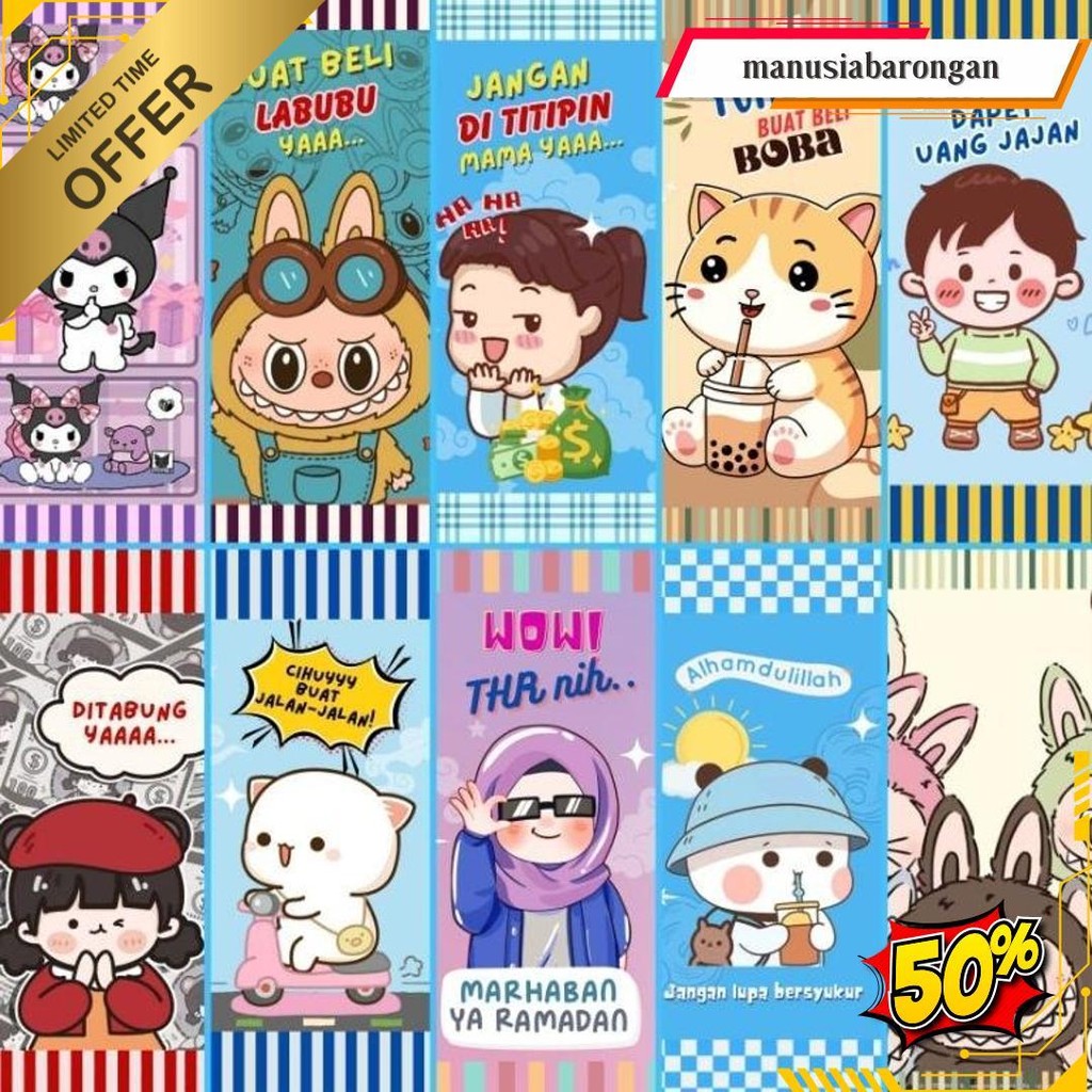 

Amplop Permen Lebaran Viral Isi 10 Pc/Pack Siap Pakai Bisa Cod