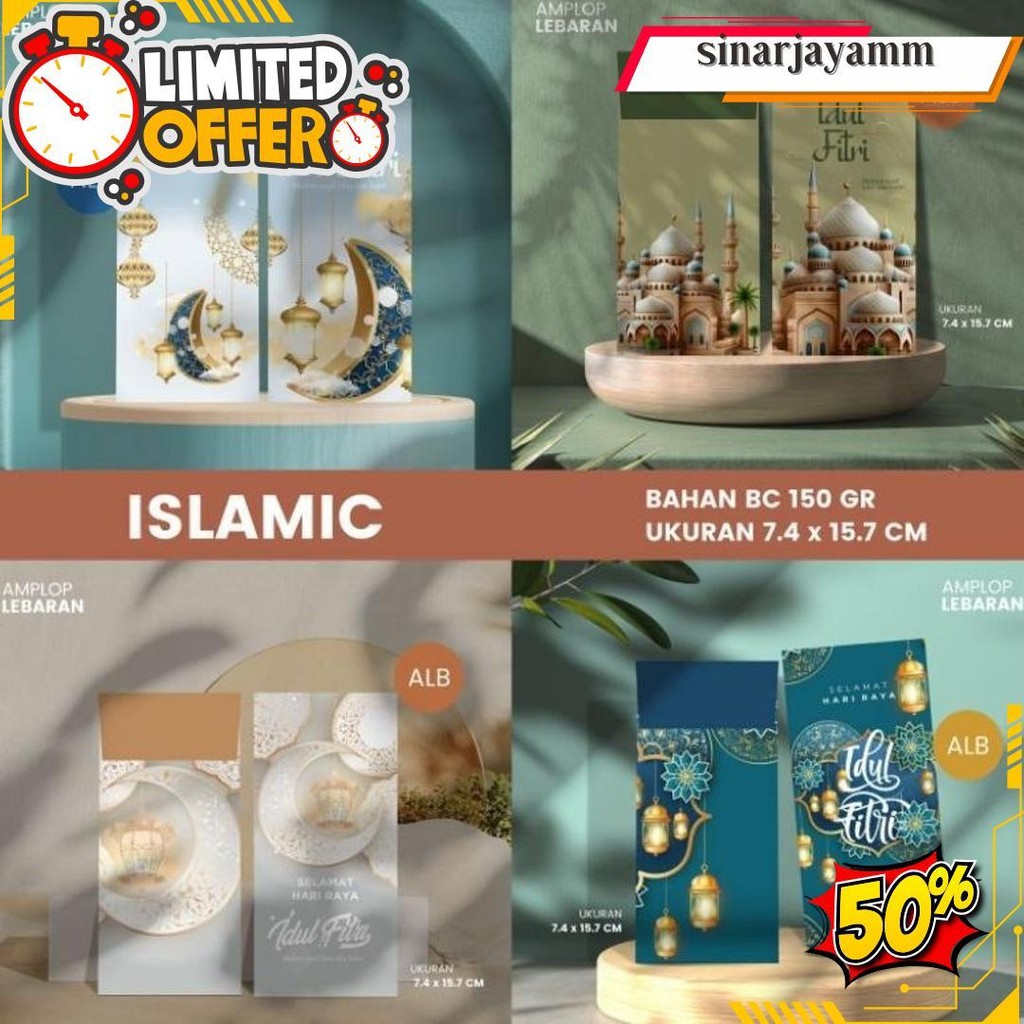 

20 Lembar Amplop Lebaran Idul Fitri Premium Exclusive Terlaris