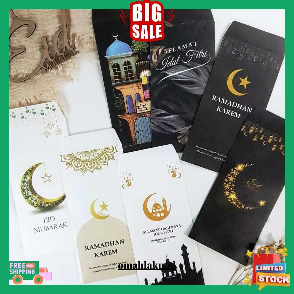 

Isi 10 Pcs Amplop Lebaran Panjang ,Amplop Angpau,Amplop Thr Termurah Banget