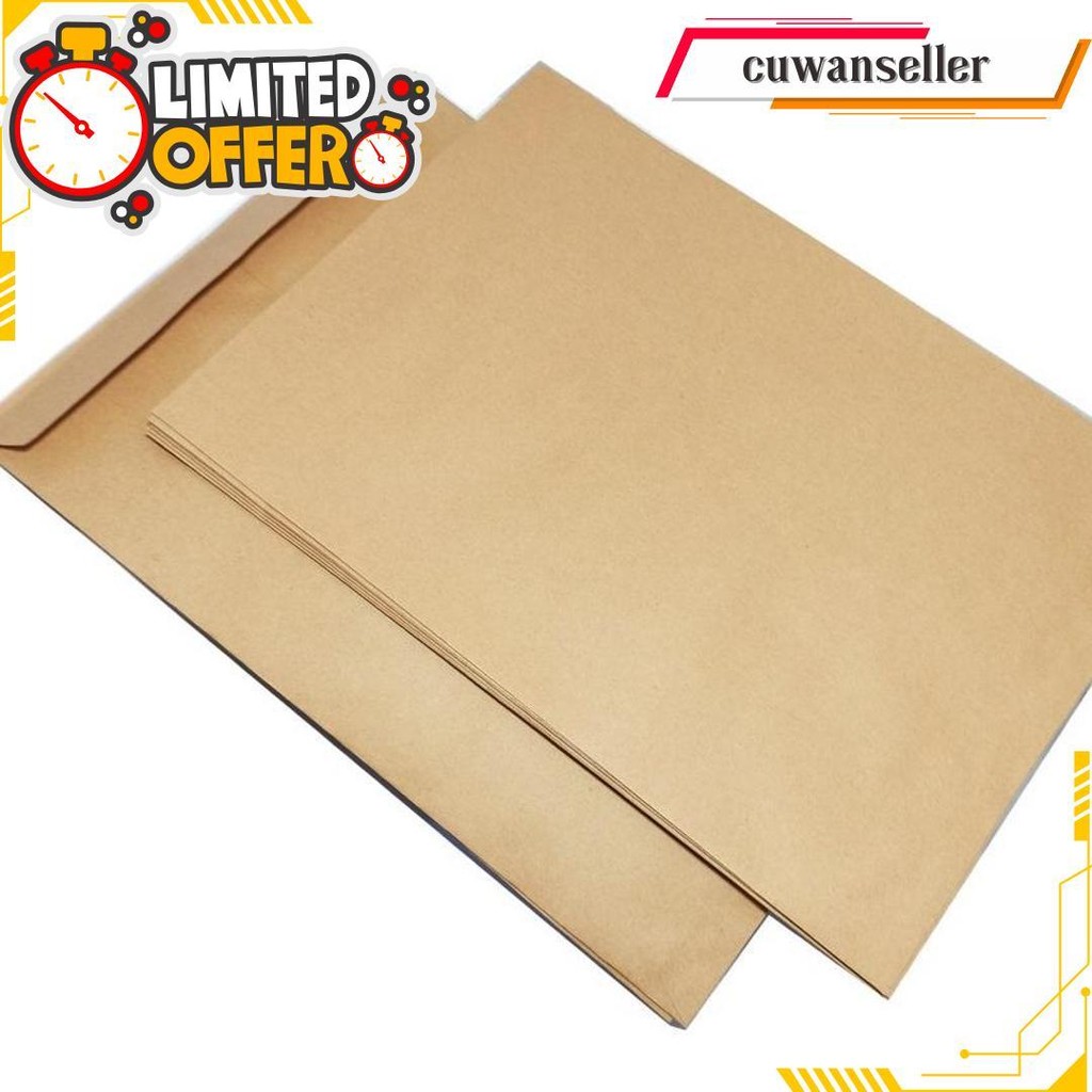 

Sm - Amplop Coklat Ukuran Folio - Pack Bisa Cod