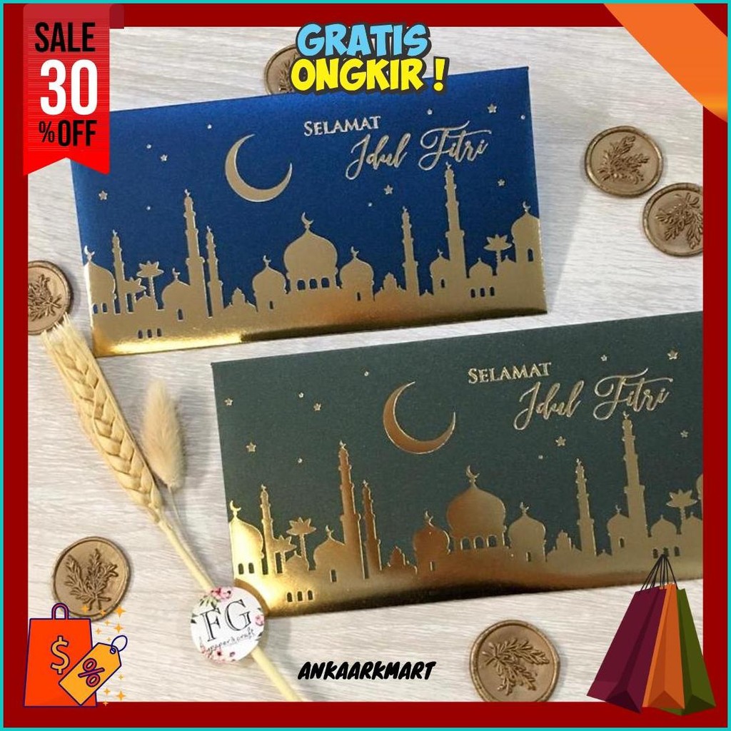 

Amplop Lebaran Idul Fitri Elegant Ramadhan Mosque 5Pcs By Fgpaper Termurah Banget
