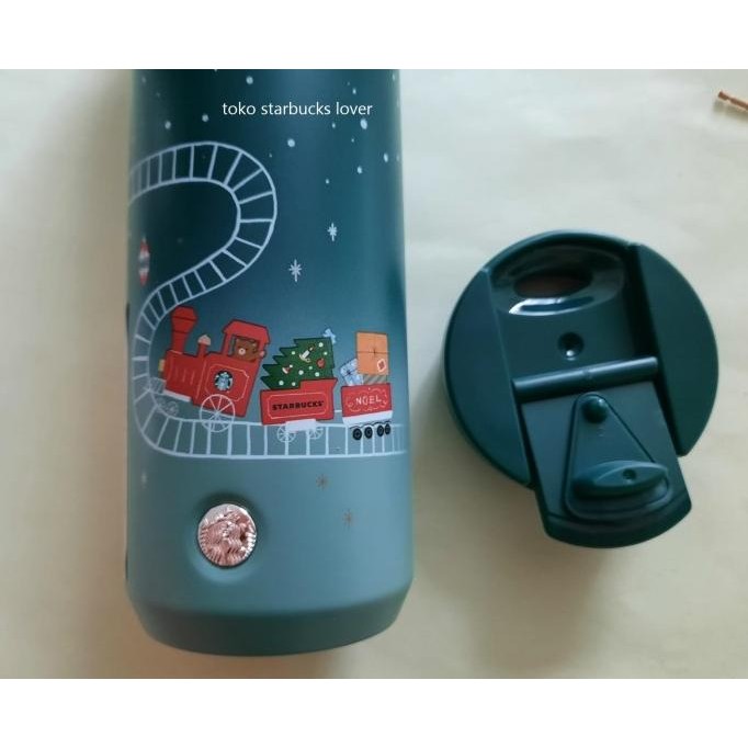 Grosir Starbucks Tumbler Troy Grande Korea Green Red Christmas Train