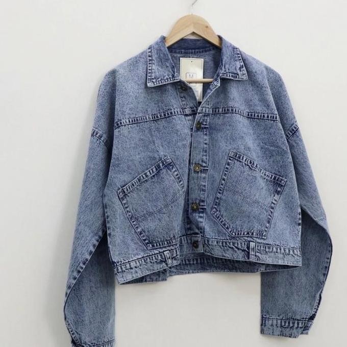 Promo Angtiw - Jaket Jeans Brelet / Jaket Jeans Wanita
