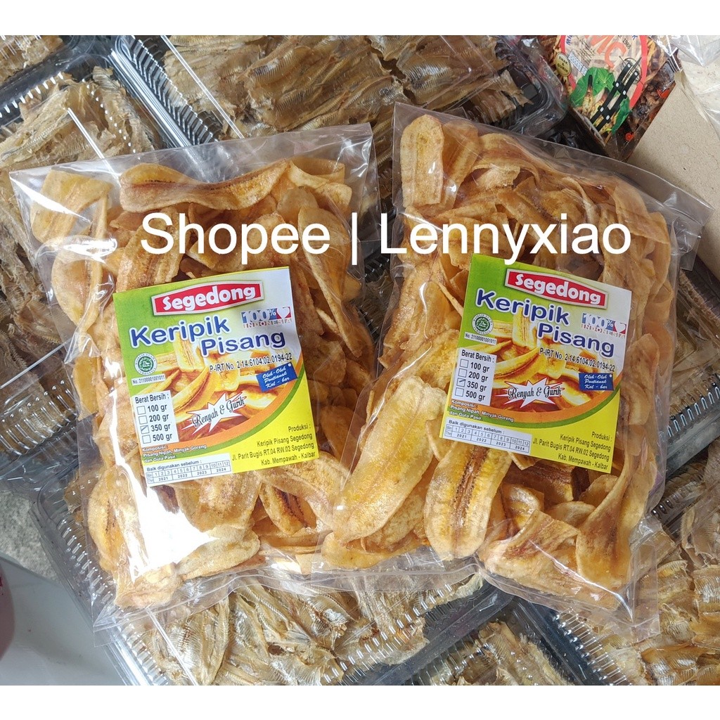 

PROMO Keripik Pisang Segedong Pontianak uk. Besar (350 gr) Manis & Gurih