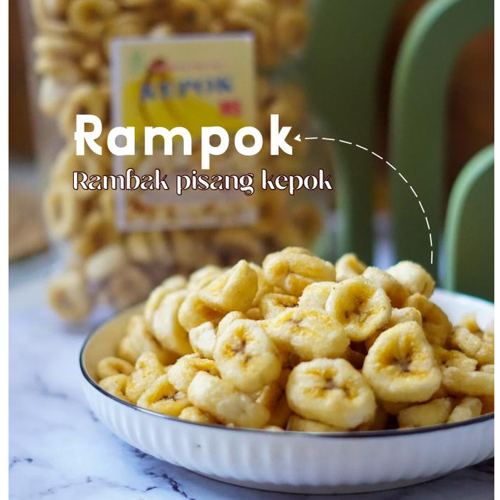 

PROMO RAMPOK (Rambak Pisang Kepok) 250 Gr Premium