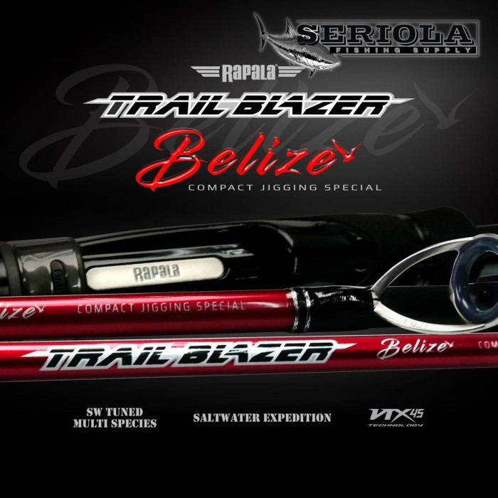 JORAN ROD RAPALA TRAIL BLAZER BELIZE TRAVEL ROD SPINNING TBBS634L