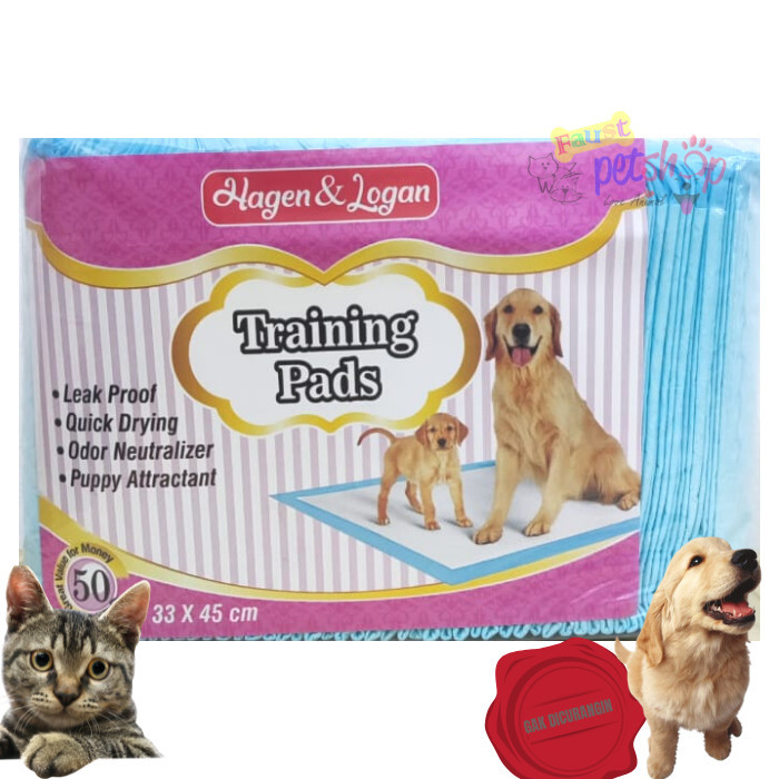 Underpad 33x45 Cm S 50 Pcs Perlak Hewan Training Pad Pet Underpad