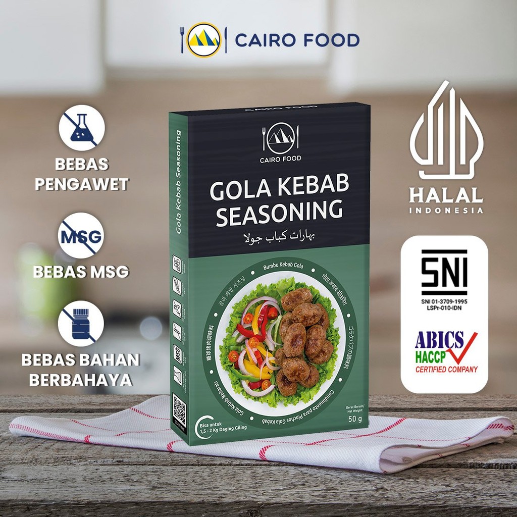 

Bumbu Gola Kebab Non MSG - Cairo Food