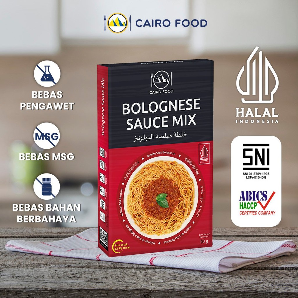 

Bumbu Saus Bolognese Non MSG - Cairo Food