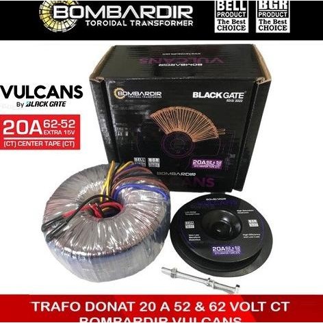 Trafo RAWAMPS 20A Ct 65V - 55V Travo Toroid 20 Amper Murni Donut BELL