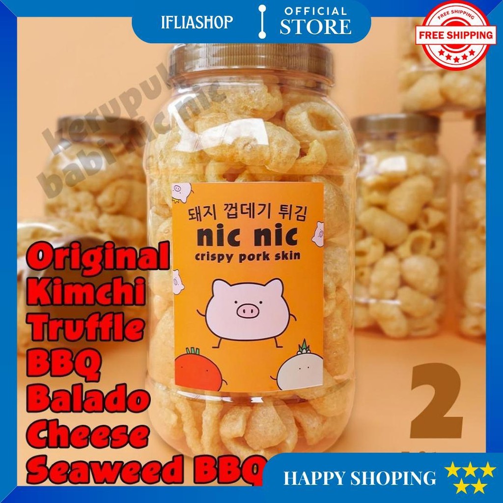 

Kerupuk Kulit Babi Nic Nic 2 Liter Snack Cemilan Rambak Krupuk Kerubi D Promo 10.10