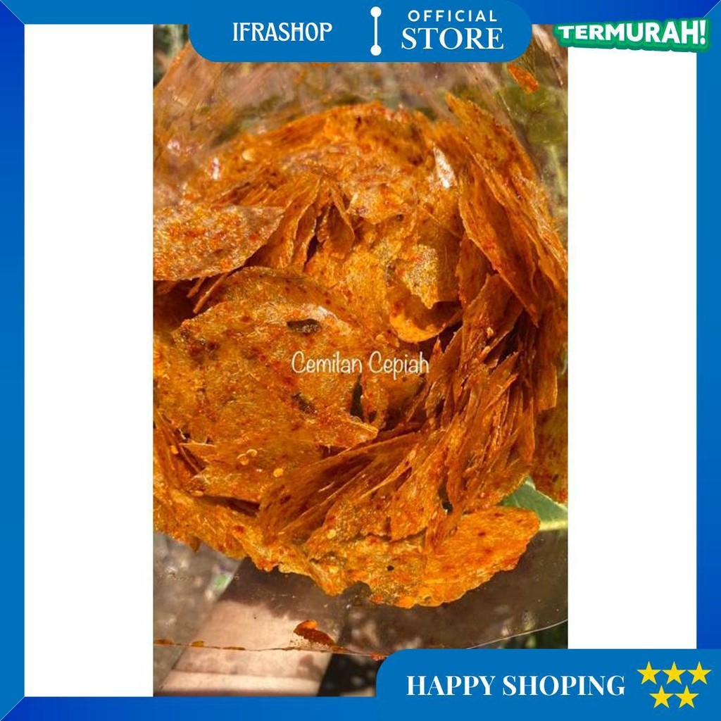 

Kripca / Keripik Kaca 500Gram Pedas Daun Jeruk D Promo 10.10