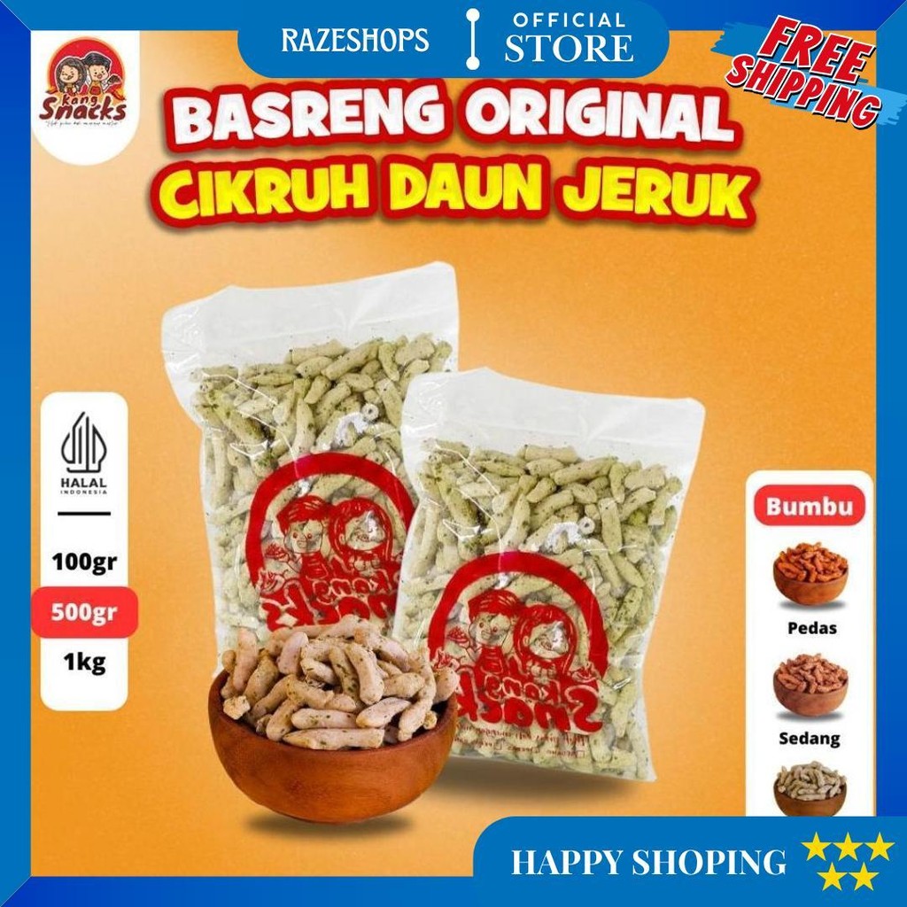 

Kangsnacks Basreng Original Daun Jeruk 100Gr-1Kg Murah Makanan Keripik Cemilan Kripik Jajanan Pedas D Promo 10.10