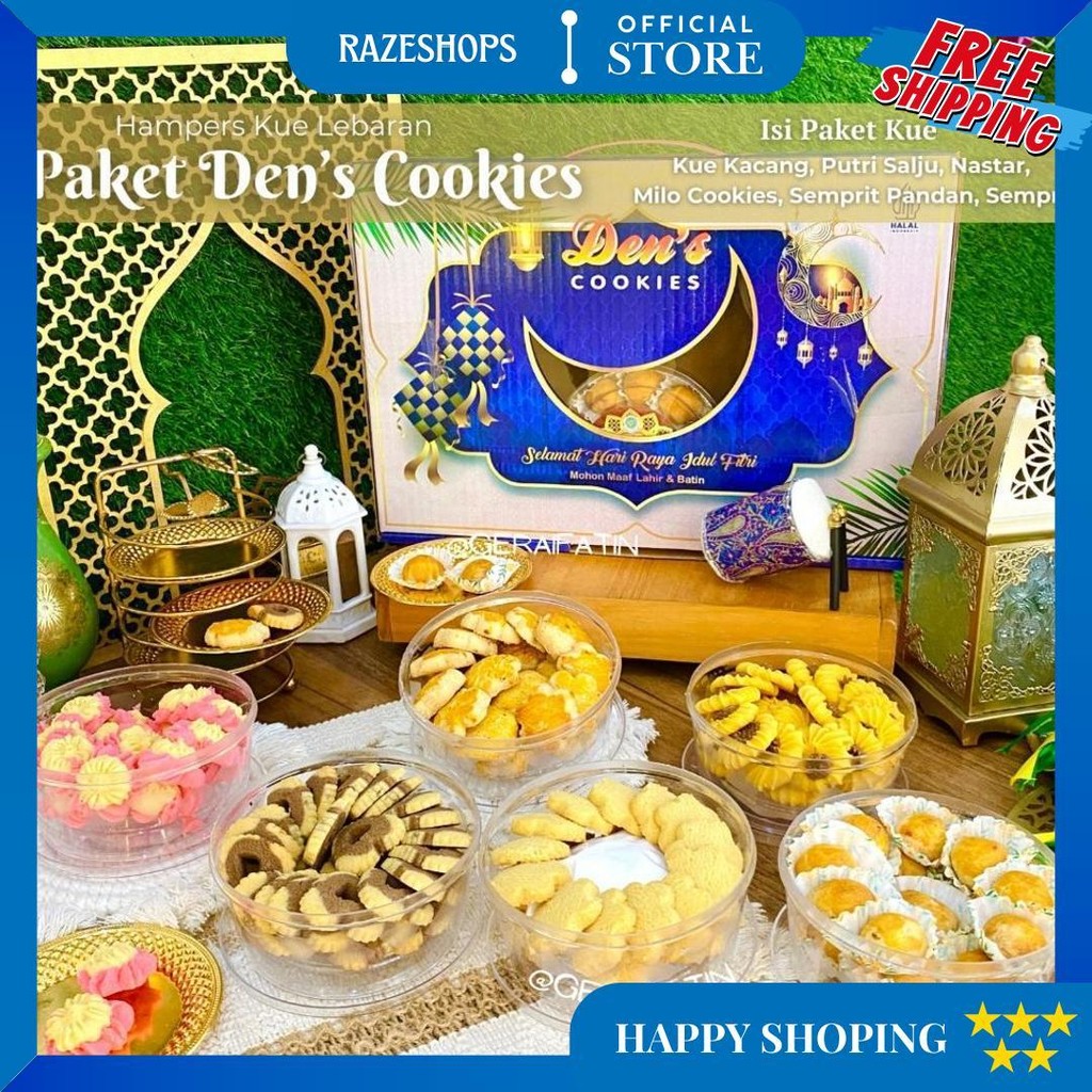 

Kue Lebaran Intan Sari Paket Kue Premium Kue Kering 6 Toples / Paket Kue Kering 2025 D Terlaris