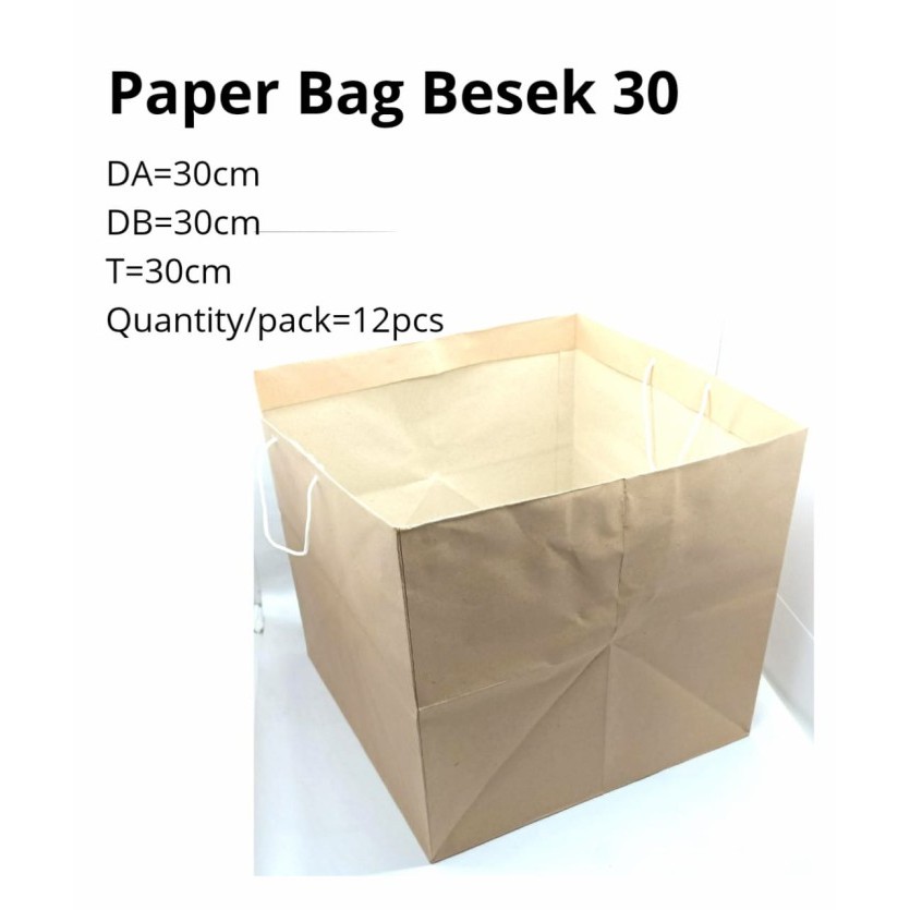 

Paper Bag Uk.30/12Pcs