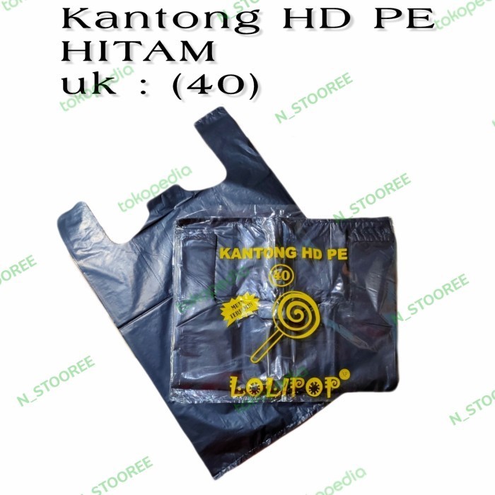 

Plastik Hitam Size 40 (5 Pack) Kantong Kresek Hitam Tebal