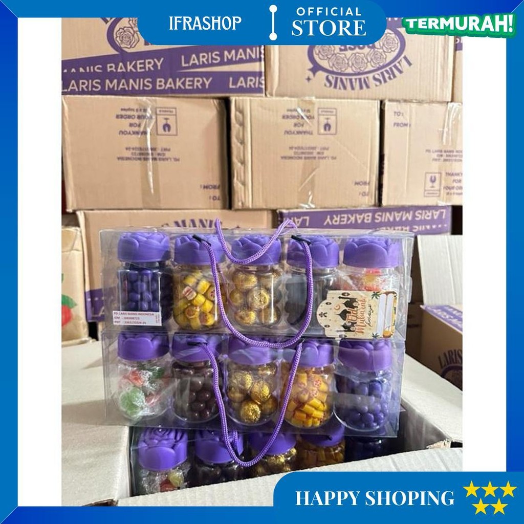 

Hampers Coklat Mawar Ungu Isi 5 Toples Candy Rose D Promo 10.10