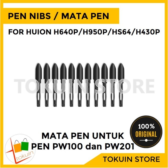 

TERLARIS! Mata Pen Huion PW100 PW201 Pen Nibs Nib Huion H430P H640P HS64 H950P