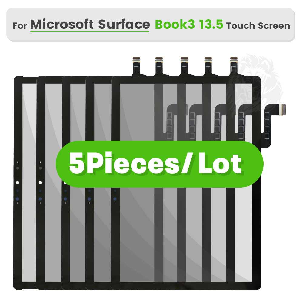 WEASH 5Pcs Original For Microsoft Surface Book 3 4 Touch Screen Digitizer Assembly For Microsoft Sur